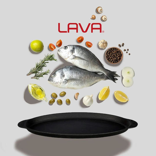 Disc Fontă Pentru Pește 30 X 16 Cm Lava