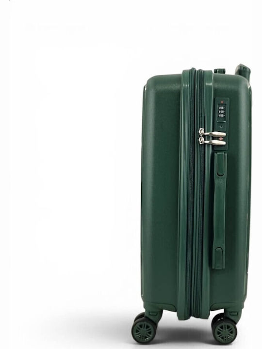 Cabin Hard Green Travel Suitcase Height 55cm
