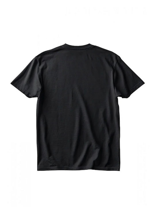 Men's T-shirt Beer O'clock Graphic Print Black 63835