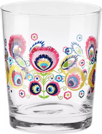 Krosno Set of Glass Water Glasses 250ml 6 Pieces