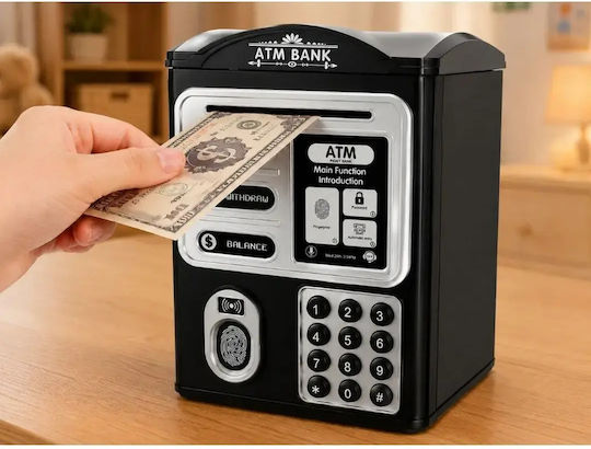 Pușculiță ATM Pentru Copii Cod Pin Fanta Automată Pentru Bancnote