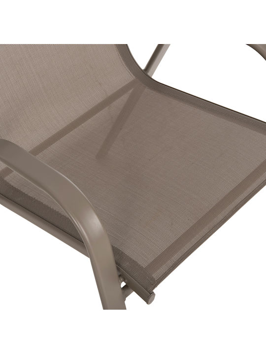 Garten- und Outdoor-Möbelsets Adam 5 Stücke Satin