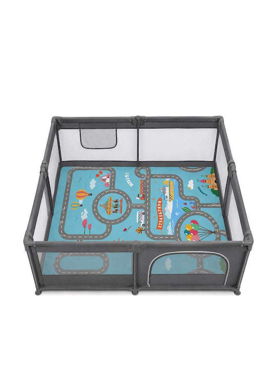 Belletti Playpen with Mattress Gray 200x180cm