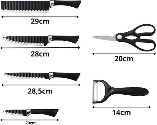 Verk Group Stainless Steel Knife Set 6 Pieces