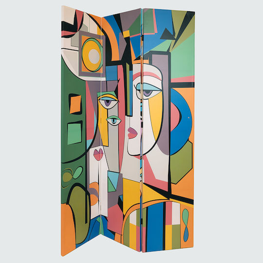 Raumteiler aus Segeltuch 2 Doppelseitig 120x180cm