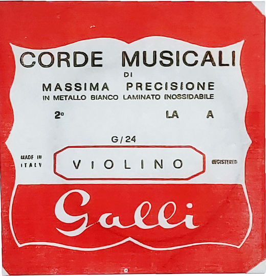 Galli Galli D'addario Set 013 Einzel Saiten Chrom 3 Stück 13 Zoll