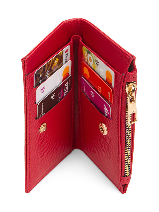 Kleines Damenbrieftasche Rot