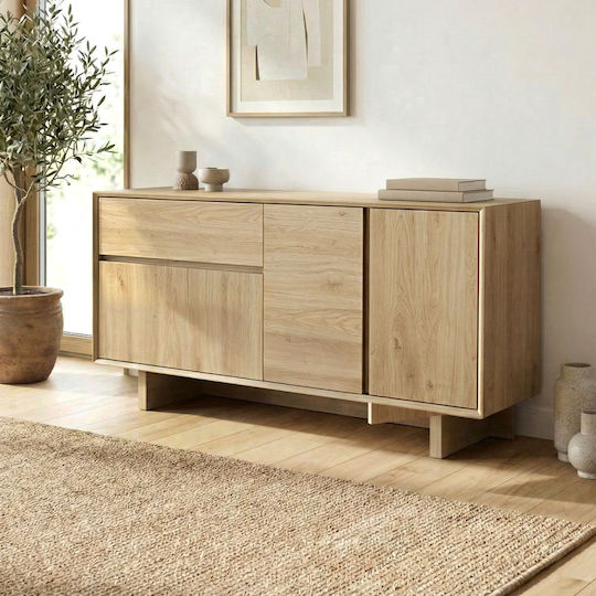 Μπουφές Ξύλινος Sapphire Oak 146x45x76.5cm