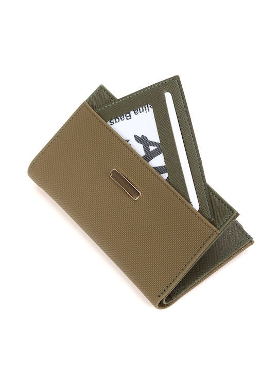 Kleines Damenbrieftasche Khaki