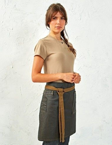Premier Barista / Bartender / Chef Waist Apron Blue