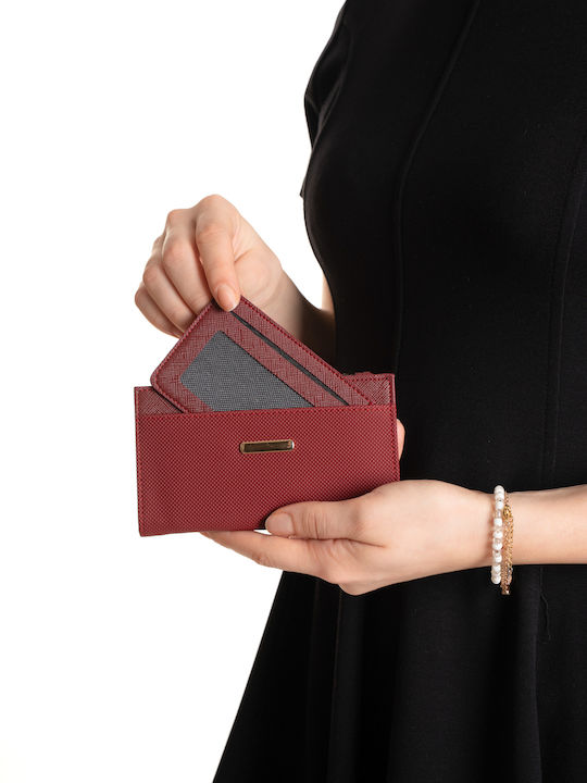 Kleines Damenbrieftasche Burgundisch
