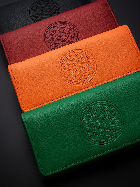 Kleines Damenbrieftasche Orange