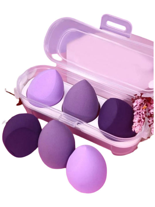 Enpapa Multifunctional Set of 3 Makeup Bags Set of Multicolour Sponges