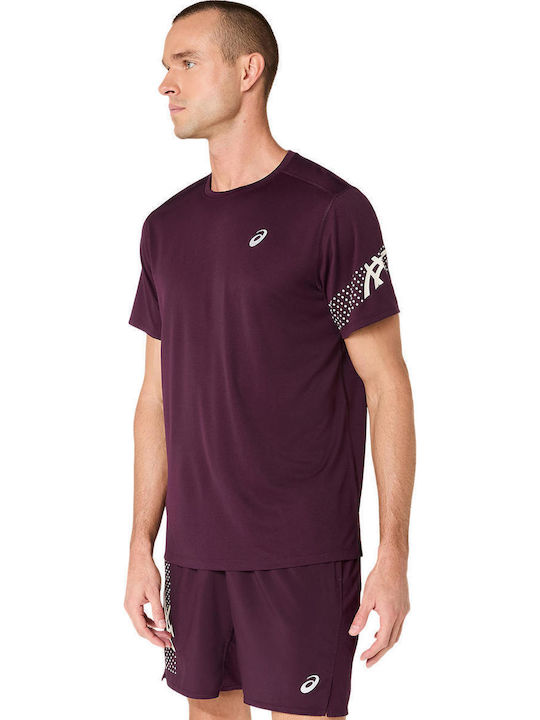 ASICS T-Shirt Burgundy