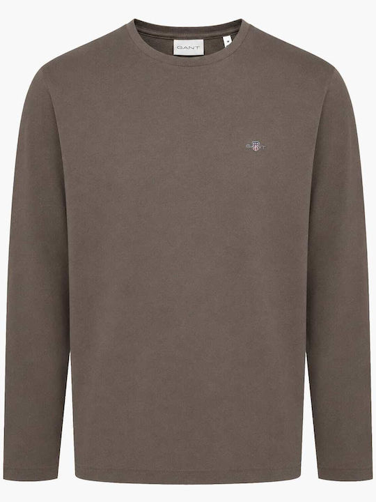 Gant Kurzarm T-Shirts Braun
