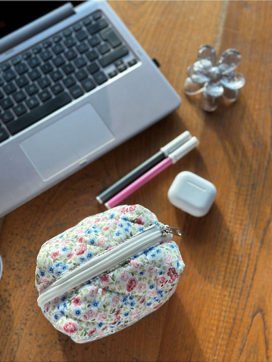 Enpapa Small Makeup Bag Multicolour Floral Design Multicolour 13x13x9 Cm
