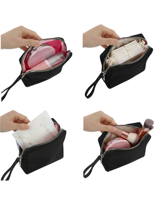 Enpapa Double Layer Large Travel Makeup Bag Functional Cosmetic Organizer Leopard Print Enp-016078-v2388