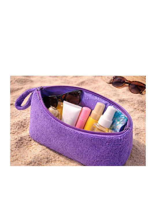 Enpapa Kulturbeutel Strand Tasche Handtuch Wasserdicht Innere Futter Reißverschluss