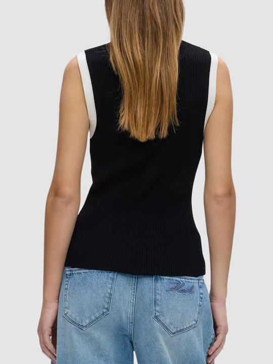 Karl Lagerfeld Μπλούζα Black/white