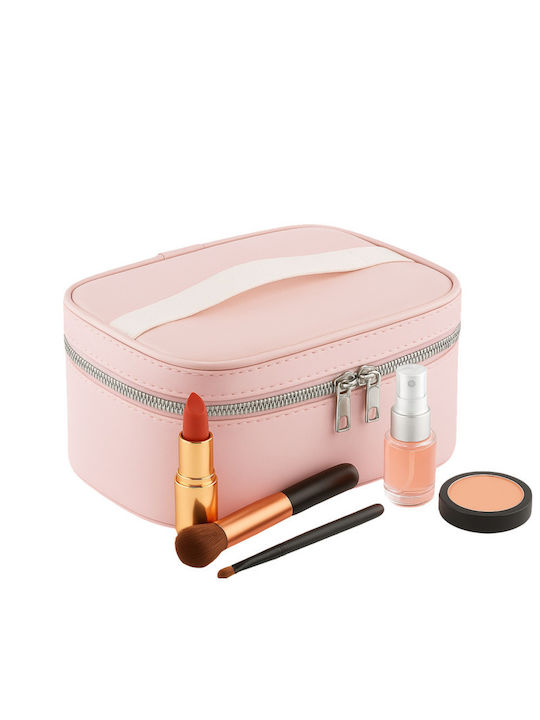 Enpapa Multifunctional Pink Travel Makeup Organization Bag