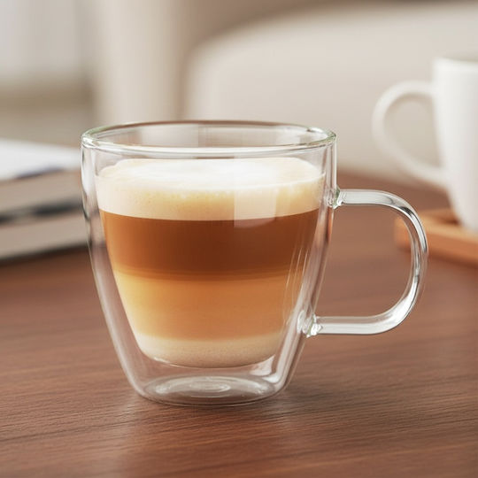 Orion Glas Tasse Transparent 180ml 4 Stück