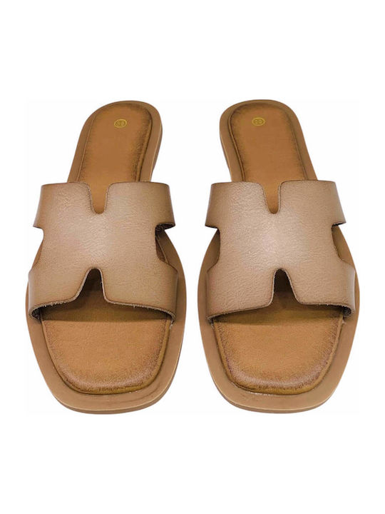 Women's Beige Flat Sandals