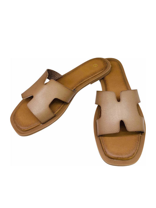 Women's Beige Flat Sandals