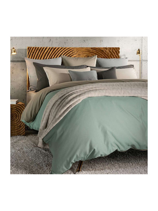 Celso De Lemos Bettbezug Baumwolle Einzelbett 135x200 Calypso Sateen