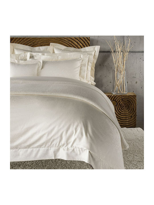 Celso De Lemos Bettbezug Baumwolle Halb-Doppelbett 180x300 Joanne Jacquard