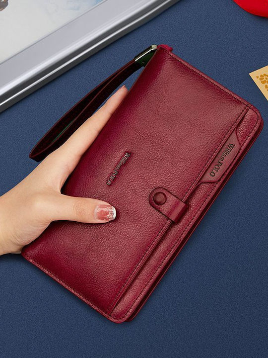 Leather Men's Wallet Classic with RFID Brown