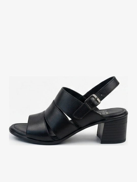 Sandale Elegante Damă Anatomici Negre Din Piele