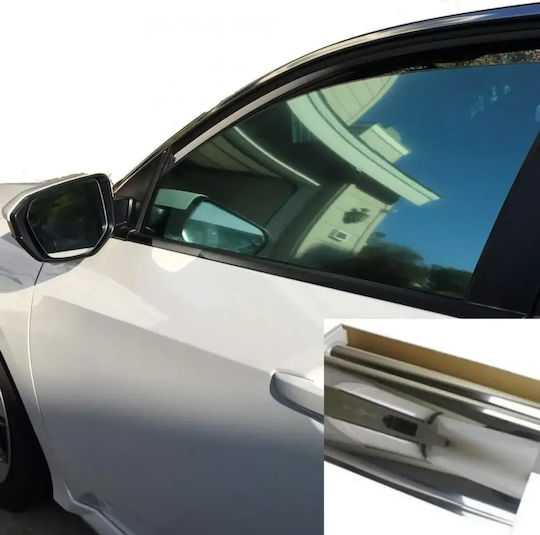 Folie Antisolară pentru Geamuri Auto Oglindă Fumurie 300x75cm