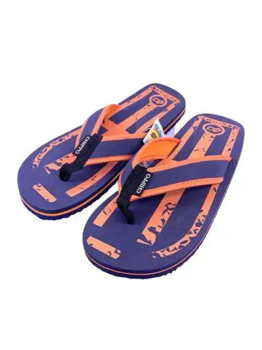 Herren Flip Flops Orange
