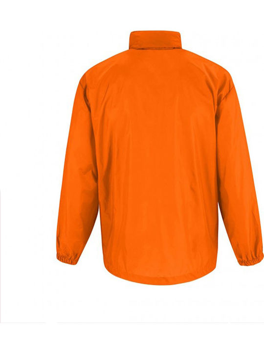 Sirocco Herren Jacken Wasserdicht und Winddicht Orange