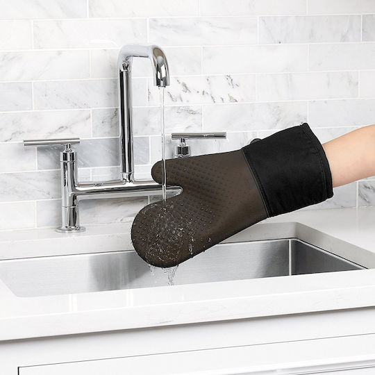 OXO Ofenhandschuh aus Silikon Schwarz