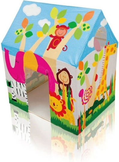 Intex Παιδική Σκηνή Σπιτάκι Jungle Fun Cottage Πολύχρωμο