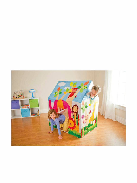 Intex Kids House Play Tent Jungle Fun Cottage Multicolour