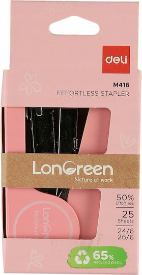 Deli Deli Em416 Standard Stapler Pink