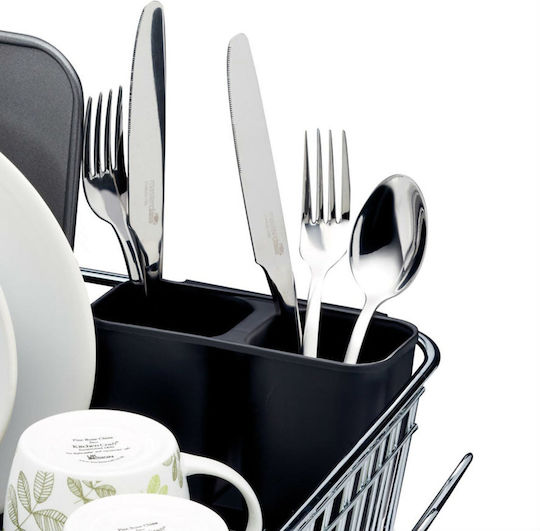 Kitchen Craft Metallisches Schwarz Spülbeckenablauf 42x30.5x15cm