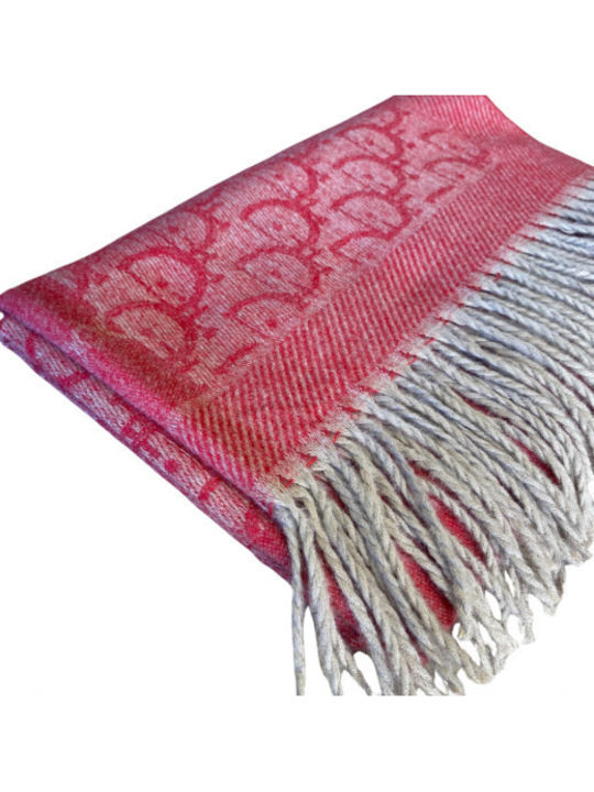 Women's Burgundy Shawl