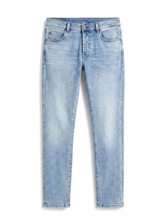 Men's Jeans Pants with Slim Fit Dark Blue