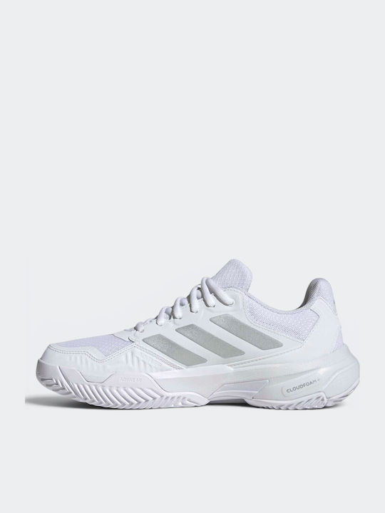 adidas Courtjam Control 3 Ftwr Дамски Обувки за Тенис Бели