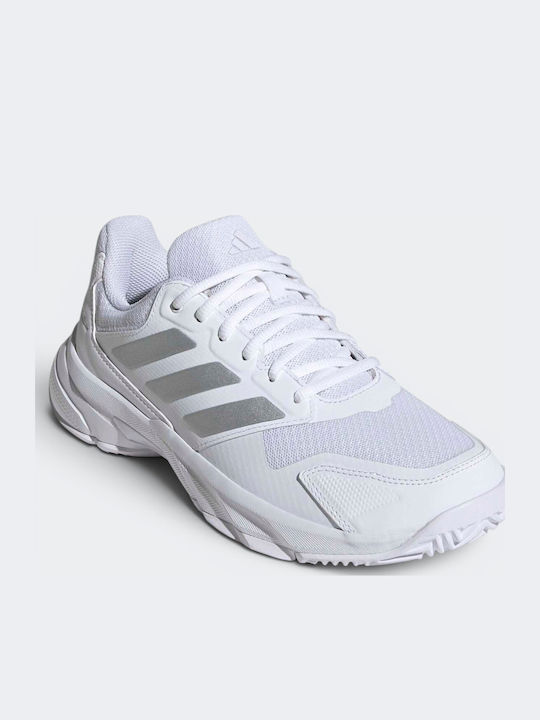 adidas Courtjam Control 3 Ftwr Дамски Обувки за Тенис Бели