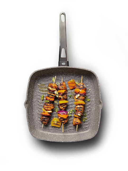Kitchen Craft Γκριλιέρα από Αλουμίνιο 28cm
