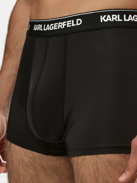 Men's Boxers Black with Printed 3Pack