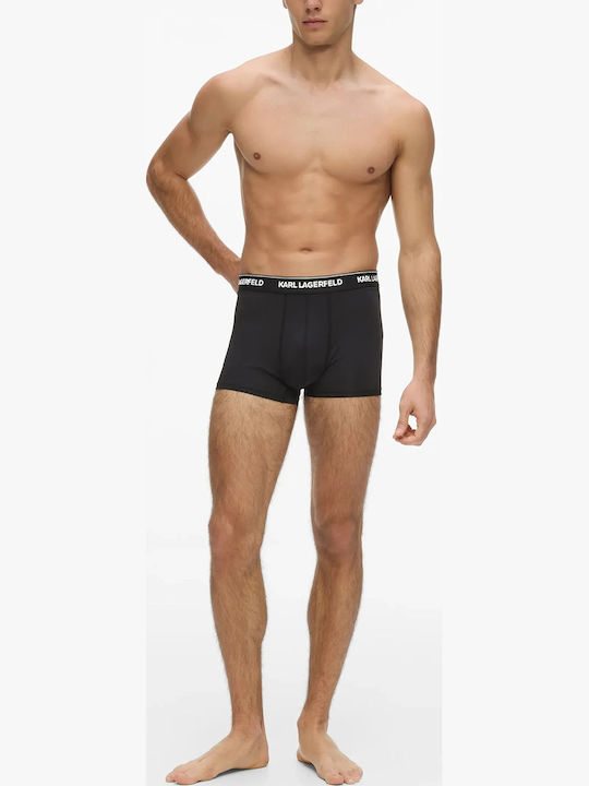 Men's Boxers Black with Printed 3Pack
