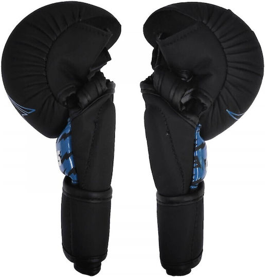 Olympus Sport Spar-z Sparring MMA Gloves 07 Oz Black Blue