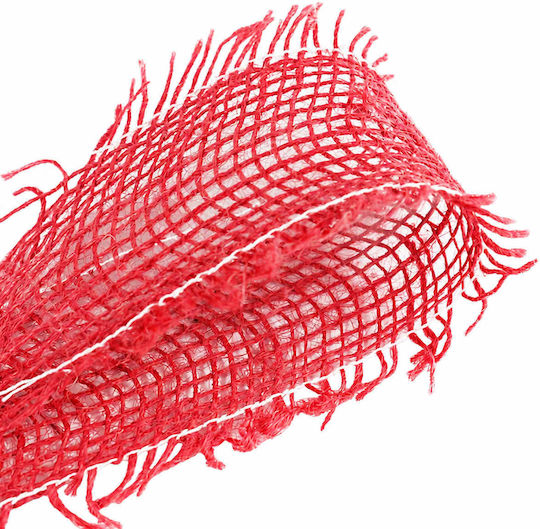vidaXL Dekorationsstoff 5x1500cm Rot