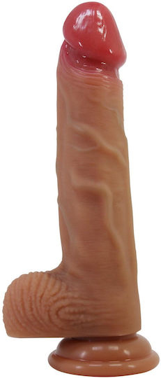 Pretty Love Dildo Realistic Cu Ventuză Maro 20.5cm