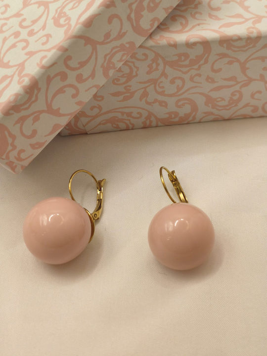 Earrings Made Of Gold Plated Steel E324